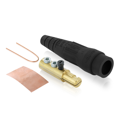 Male Plug, #2 - 2/0 AWG, Double Set Screw Termination