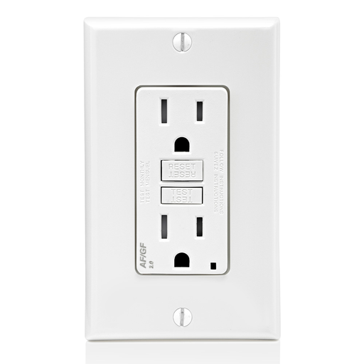 Product image for LEV AGTR1-W WH DUAL FUNCT AFCI ST G