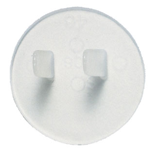 Product image for Leviton 12777 Clear Electrical Outlet Safety Cap