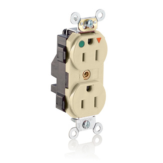 Lev-Lok Duplex Receptacle