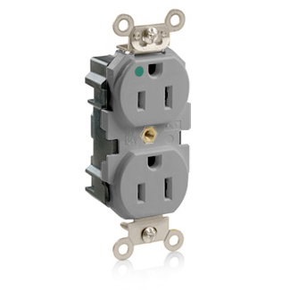 Lev-Lok Duplex Receptacle