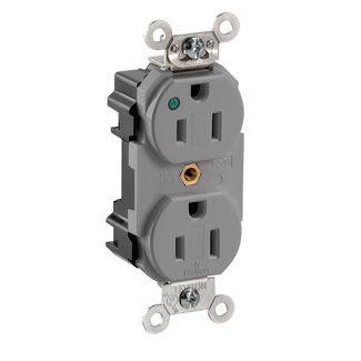 Lev-Lok Duplex Receptacle