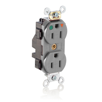 Lev-Lok Duplex Receptacle