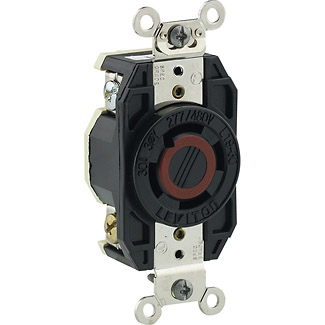 Product image for LEV 2760 EB REC LOCK 4PO4WI3PH L19-