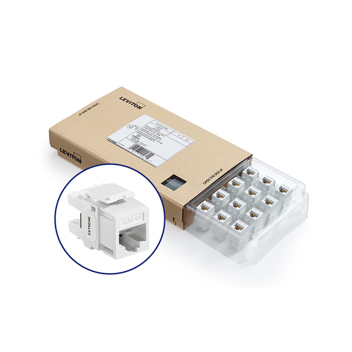 Product image for LEV 6110G-CW6 EXTREME CAT 6A UTP JA
