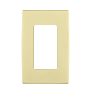 RENU® 1-Gang Screwless Snap-On Wallplate, Corn Silk