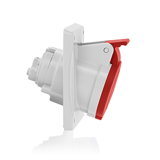 Product image for LEV S316-R6 RD P/S REC 3P4W 16A 380