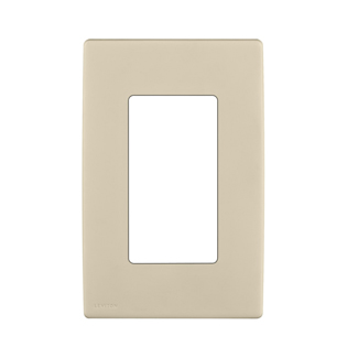 RENU® 1-Gang Screwless Snap-On Wallplate, Whispering Wheat