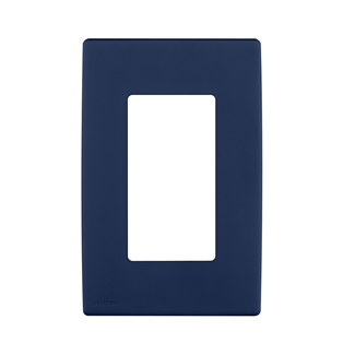 RENU® 1-Gang Screwless Snap-On Wallplate, Rich Navy