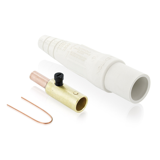 Product image for LEV 16D28-UW WH MALE DETACH PLUG TA