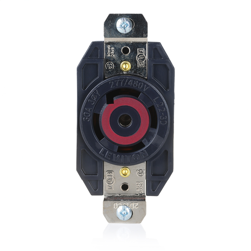 Product image for LEV 2820 EB REC SGL LOCK GRND 4PO5W