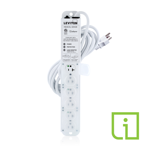 Product image for LEV 53C6M-2S5 6-OUTLET 20A CM SURGE