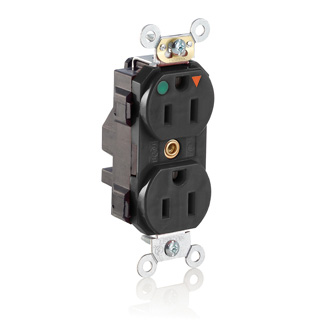 Lev-Lok Duplex Receptacle