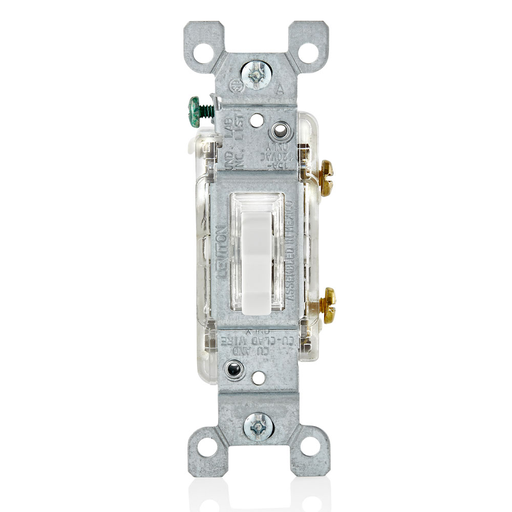 Product image for LEV L1461-2W LED TOGGLE ILLUM SWTCH