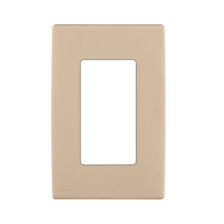 RENU® 1-Gang Screwless Snap-On Wallplate, Dapper Tan