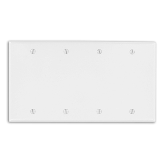 Product image for LEV 88064 WH WP 4G 4BLANK BOX MNT S