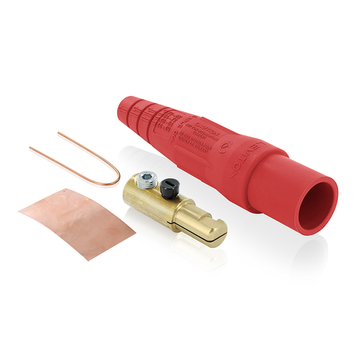 Product image for LEV 16D21-UR RD MALE DETACH PLUG TA