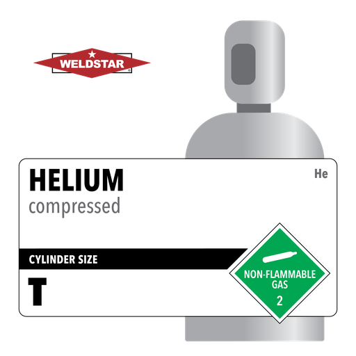 Helium, T, 4.8, Zero, 99.998%, 263 ft3, High Pressure Steel (HPS), CGA 580