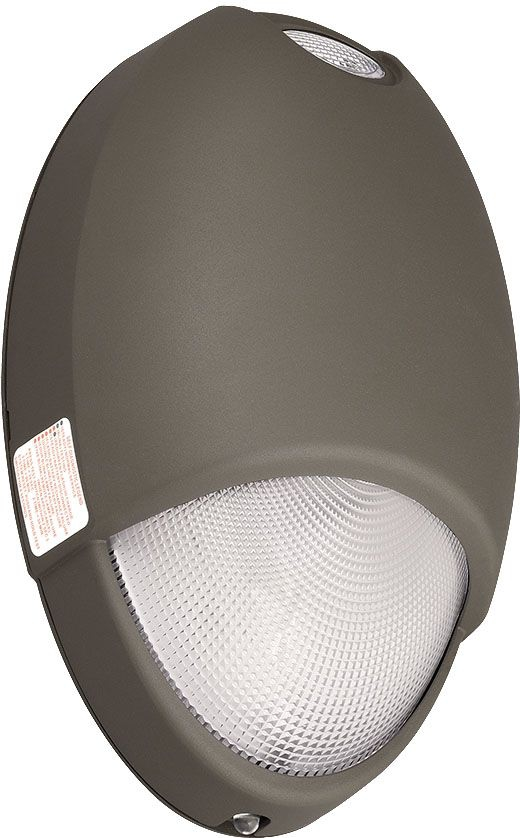 Product image for Current CUWZ-HTR-PC Outdoor LED Emergency Light and Heater, Dark Bronze