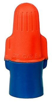 Product image for 3M O/B+BOX 100/Box Orange/Blue Spring Connector