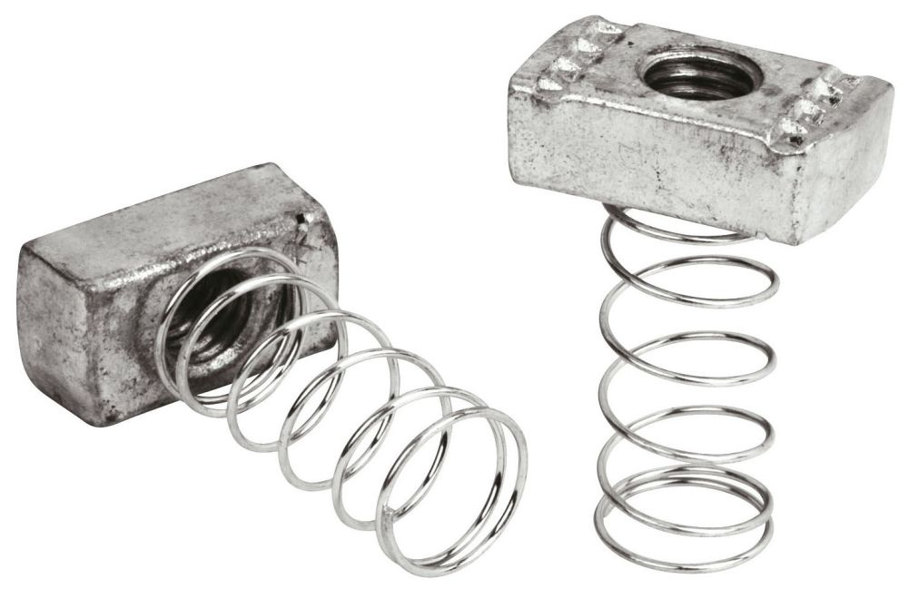Product image for Superstrut A100-3/8EGC 3/8 Inch Electrogalvanized Spring Nut