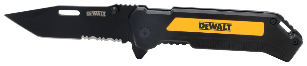 Product image for DEWALT DWHT10272 Yellow and Black Folding Pocket Knife