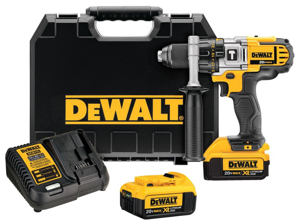 Product image for DEWALT DCD985M2 20 Volt Hammer Drill Kit