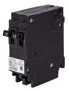 Product image for Siemens MP1520 1-Pole 120 VAC 15/20 Amp 10 kA Plug-In Duplex Circuit Breaker