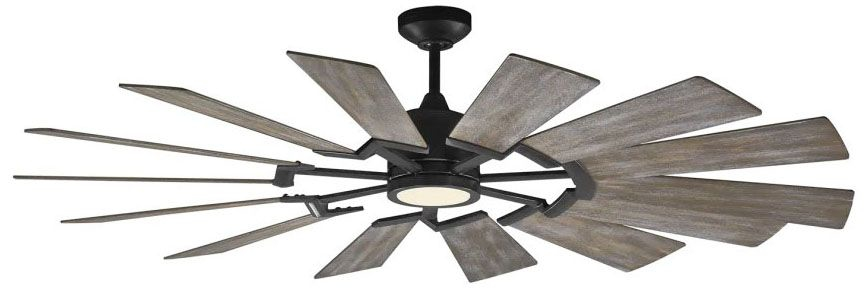 Product image for Prairie 62" Ceiling Fan - Aged Pewter