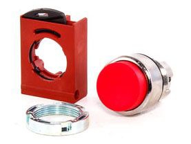 Product image for GE P9CPNRS P/BUTTON EXTENDED RED