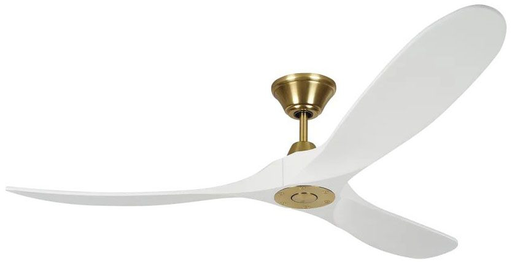 Product image for Maverick 60" Ceiling Fan - Burnished Brass/Matte White