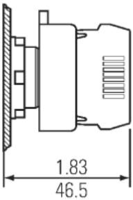 Product image for GE P9PDNVDLV FULL VOLTAGE;SCREW;LED
