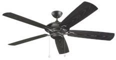 Product image for Cyclone 60" Ceiling Fan - Matte Black