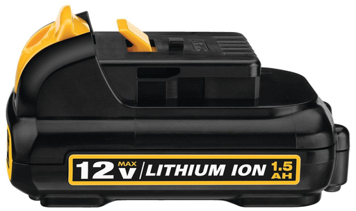 Product image for DEWALT DCB120 12 Volt Max 40 Minute Charge Time Lithium-Ion Electrolyte Battery Pack