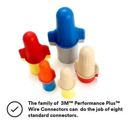 Product image for 3M R/Y+JUG Red/Yellow Performance Plus™ Wire Connector (Jug of 500)
