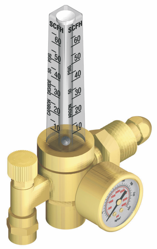 REGULATOR FLOWMETER FOR ARGON & C25 GAS, PXRF1430-580