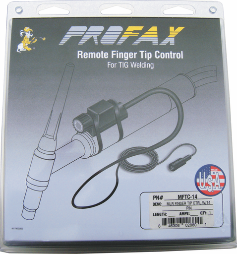 FINGERTIP TIG CONTROL 14 PIN MILL. 27', PXMFTC-14
