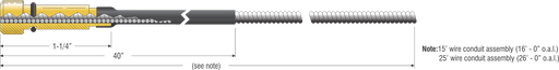 LINER CONDUIT 25' (.030"-.035"), PX42-3035-25