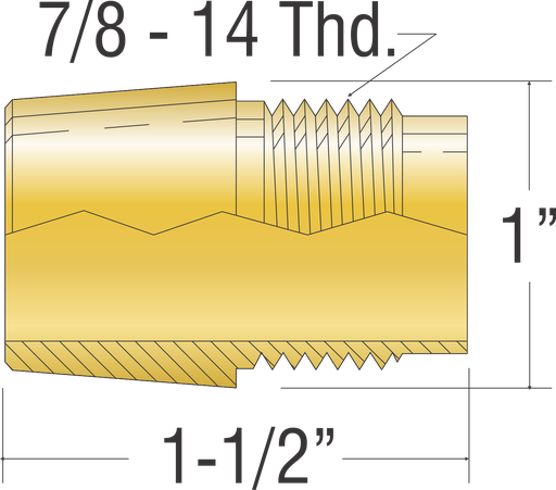 NOZZLE 11/16"   (4269), PX4269