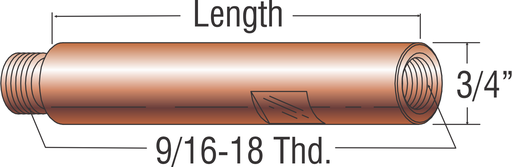 SUB ARC EXTENSION, PX9 INCH
