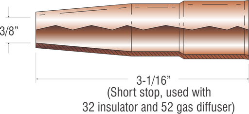 NOZZLE 3/8" I.D. TAPERED