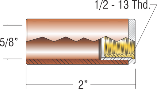 GAS CUP 5/8" I.D.