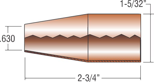 EXTENDED FLUX CONE 2 3/4", PXT10575XL