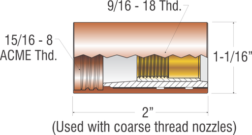 INSULATOR (Coarse Thread), PX34CT