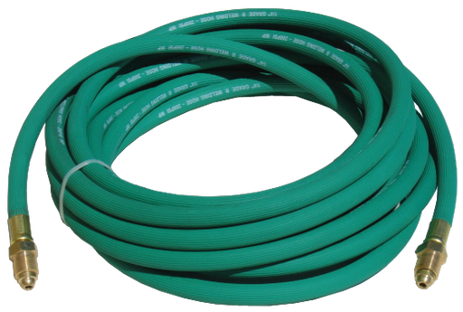 GREEN HOSE 50' 5/8"-18 R.H. X 5/