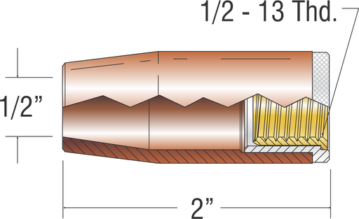 GAS CUP 1/2" I.D. (KP2072-27)