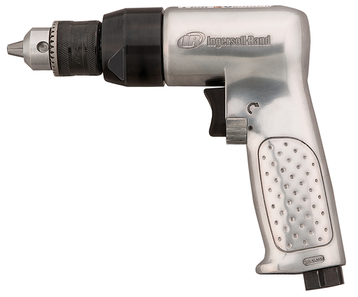 3/8" Keyed Chuck Air Drill, 2000 RPM, 0.5 HP, 2.65in-lb Torque, Pistol