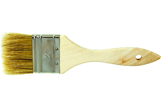 PFERD Chip Brush 2" Width White Bristle 1-3/4" Trim Wooden Handle