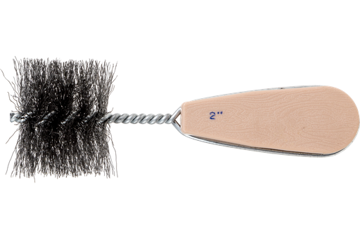 PFERD Internal Tube Fitting Brush 2" Tube Size Carbon Steel Wire 2-3/16" Exact Size