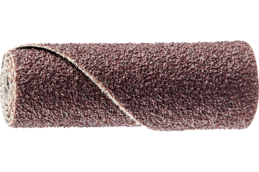 PFERD Cartridge Roll, 1/2" x 1-1/2, 1/8" arbor, Untapered shape,80 Grit, Aluminum oxide